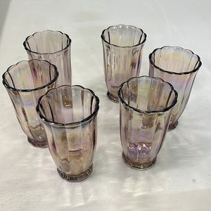 The pioneer woman glass . Set 6. 15 ounces